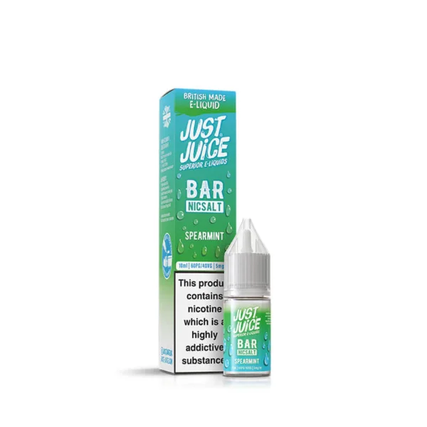 Juice Bar Range Spearmint 10ml Nic Salt E-Liquid
